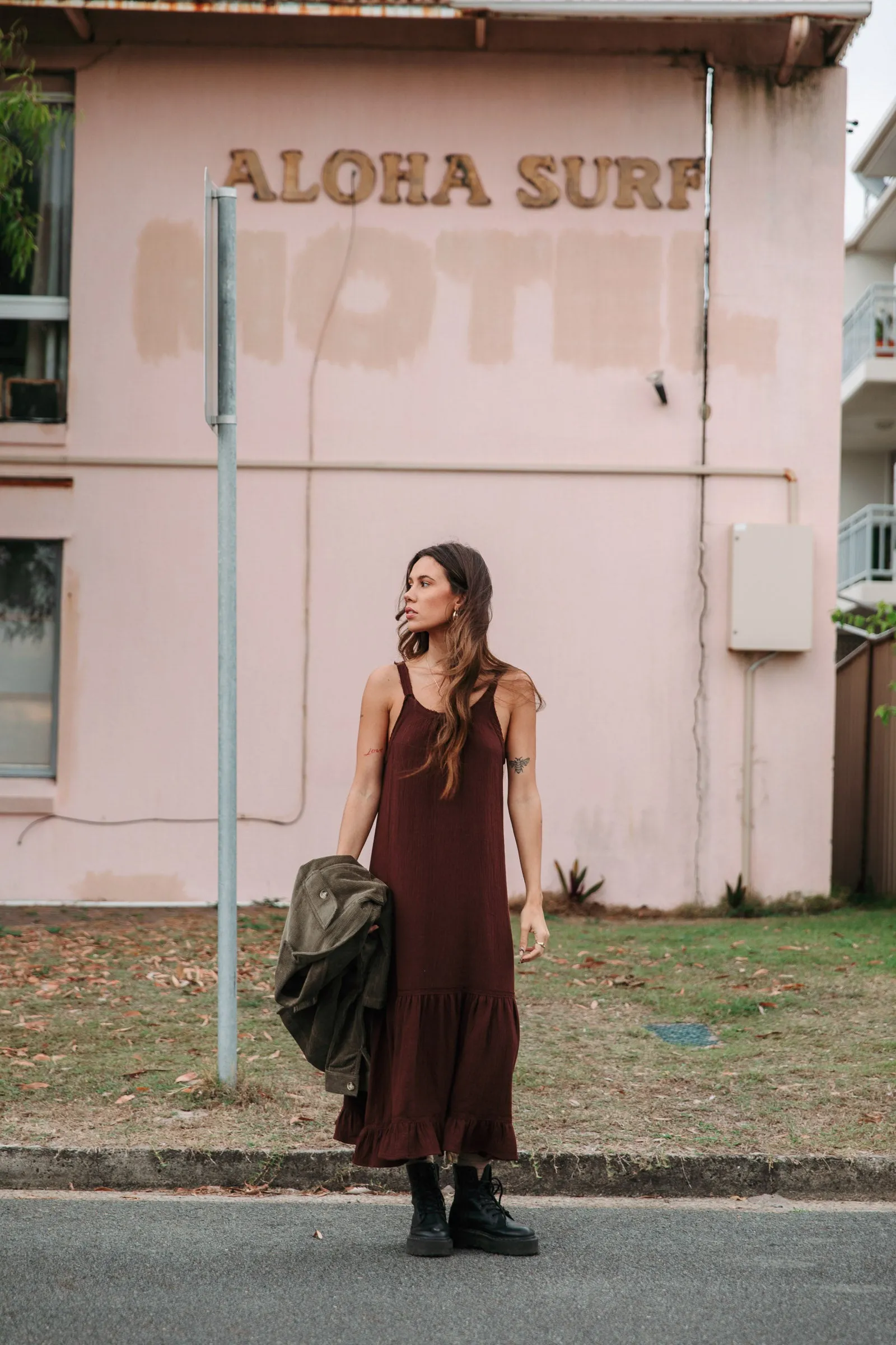 Yamba - Brown Dress